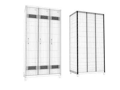 Office locker  3D model