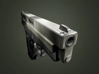 HS2000 First Gen Croatian Pistol Low-poly 3D model