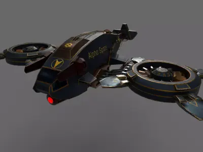 SpaceShip 3D model
