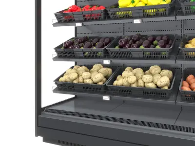 Refrigerated display case Arneg  3D model