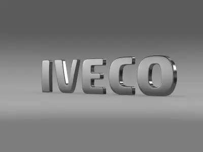 iveco logo 3D model by Sergey