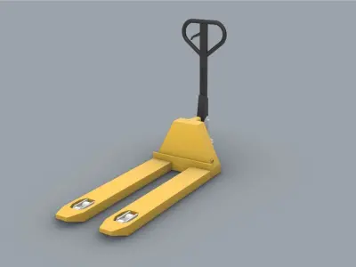 Hydraulic Truck Pallet Jack PM 3D print model