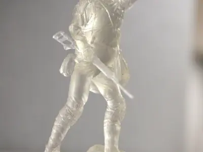 SOLDIER WICH GUNS 3D print model