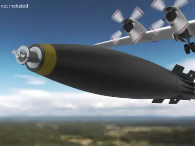  Unguided Aerial Bomb Model 