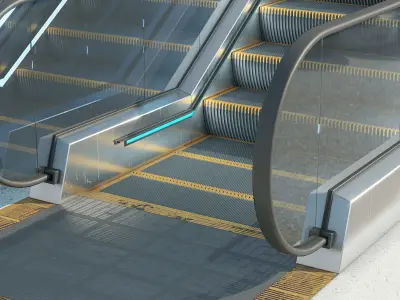 Escalator 430 624 3D model