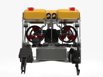 Remotely Operated Vehicle ROV 3D Model  3D model