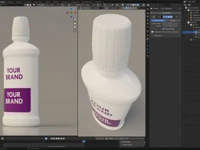 Product Cosmetic Bottle 3D model