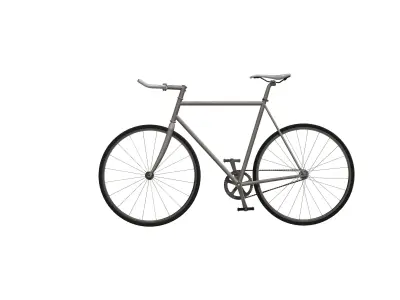 3D Bicycle Parts and Assembly 3D model