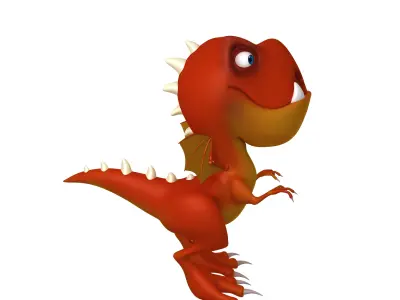 Dragon cartoon 3D model purchase