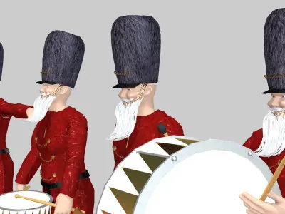 Tin Soldier Walk Happy 3D model