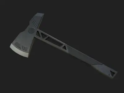 Modern axe Low-poly 3D model purchase