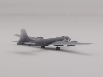 Boeing B-29 Superfortress 3D print model