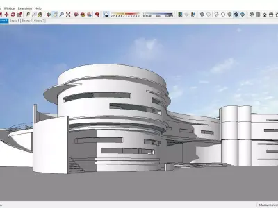 Sketchup Kindergarten C2 3D model