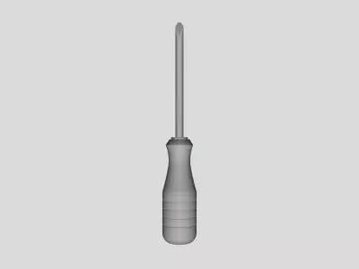 Screwdriver - Geometry Only No Textures No Materials 3D model purchase