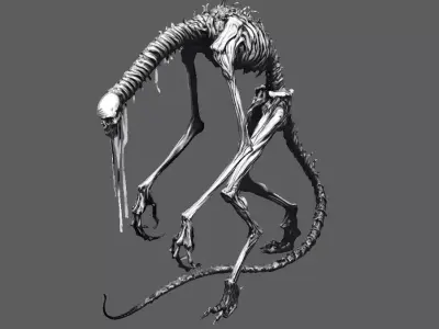 Creature 3D model 5