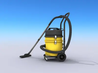 Industrial Vacuum Cleaner Free low-poly 3D model