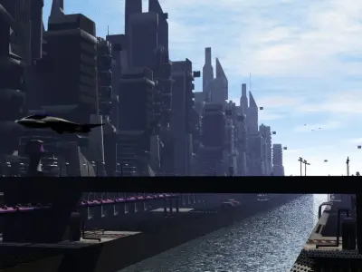 City  for Games Free 3D model