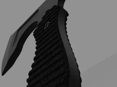 Tomahawk 4 colors pack  Low-poly 3D model