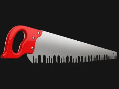 Tuttle teeth saw 3D model
