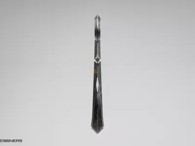 Nautical Anchor Low-poly 3D model