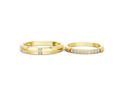 Wedding ring - 2 3D model