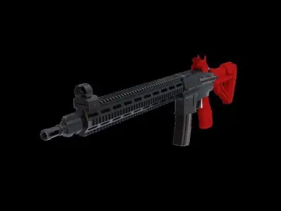 HK 416 rainbow six siege 3D model