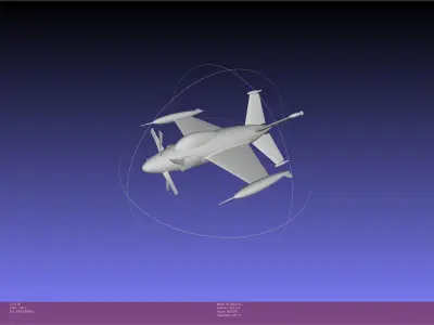 Lockheed XFV Model 3D print model