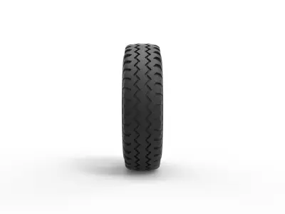 Offroad tire 23 Scale 1 to 10 3D print model