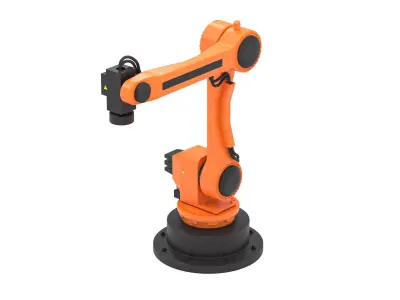 Industrial Robot 02 3D model