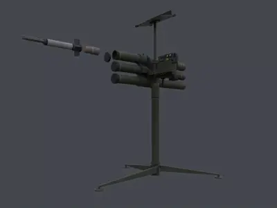 Starstreak Stan Low-poly 3D model