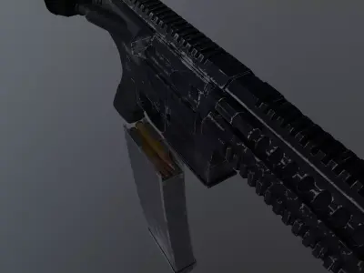 M4A1 Realistic LowPoly ar - rifle Free low-poly 3D model
