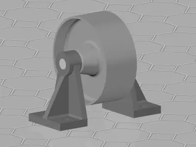 Bell Roller Support Free 3D model