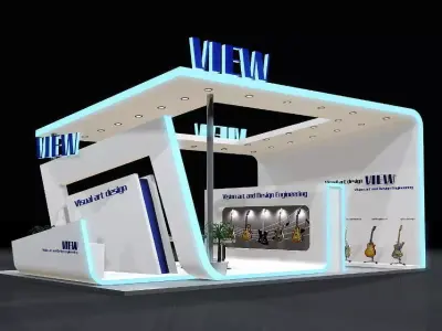 Exhibition - Area - 9X6-3DMAX2010-0107 3D model