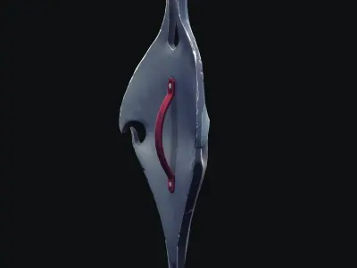 shield stylized Low-poly 3D model