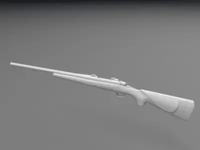 World War 2 Remington Rifle 3D model