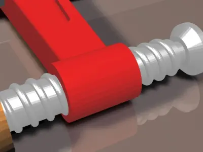 Red Press Free 3D model