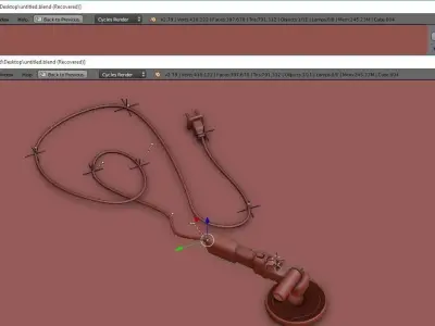 Sander  tool  Electric 3D model