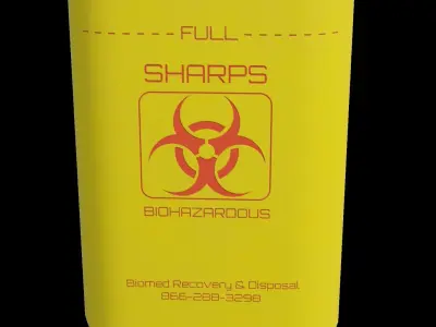 Sharps Container 1L 3D model