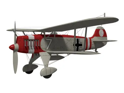 Heinkel He-51 3D model get