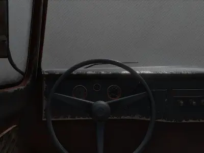 Old Truck 3D model get