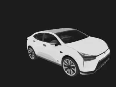 Polestar 4 3D Model 3D model