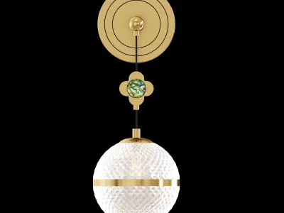 LUARA WALL I Low-poly 3D model