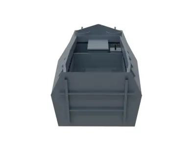 LCVP Landing Craft vehicle personnel WWII Military Boat  PBR Low-poly 3D model
