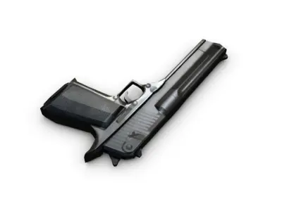 Magnum Gun 3D model purchase