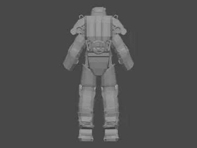 Power Armor T-45 3D model