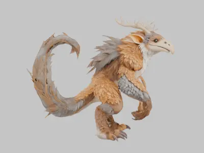 Forest Guardian 3D Model Low-poly 3D model purchase