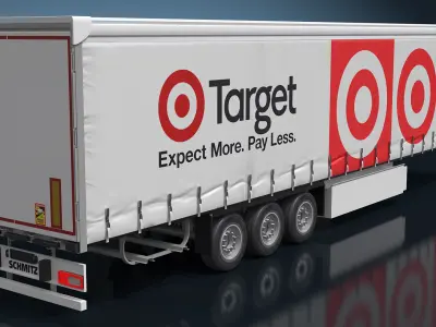  Target Curtain Side Trailer 