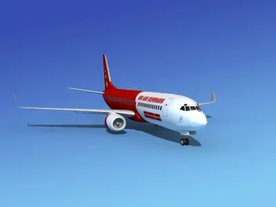 Boeing 737-800ER Vin Air Denmark 3D model