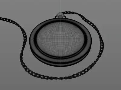 Antique Pocket Watch 3D model