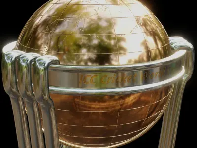 ICC Cricket World Cup Trophy 3D model